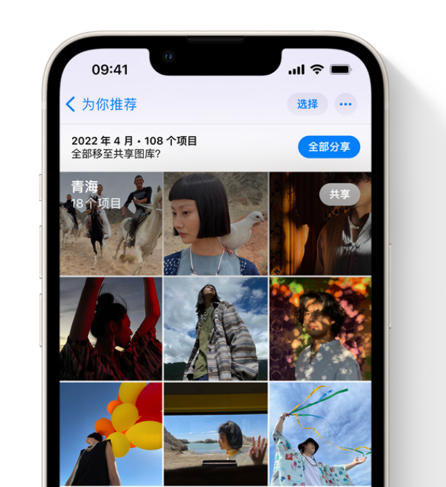 融安苹果维修网点分享在 iPhone 上使用共享图库 