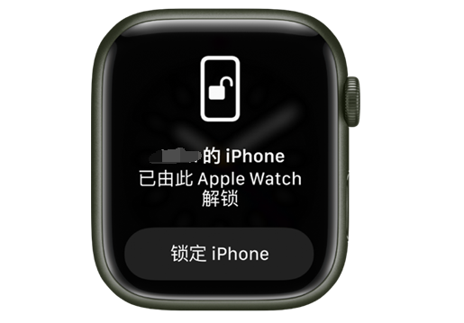 融安苹果手机维修分享用 AppleWatch 解锁配备面容 ID 的 iPhone方法 