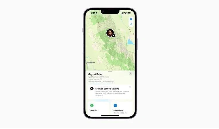 融安苹果14维修分享iPhone14系列中 FindMy功能通过卫星分享位置方法教程 