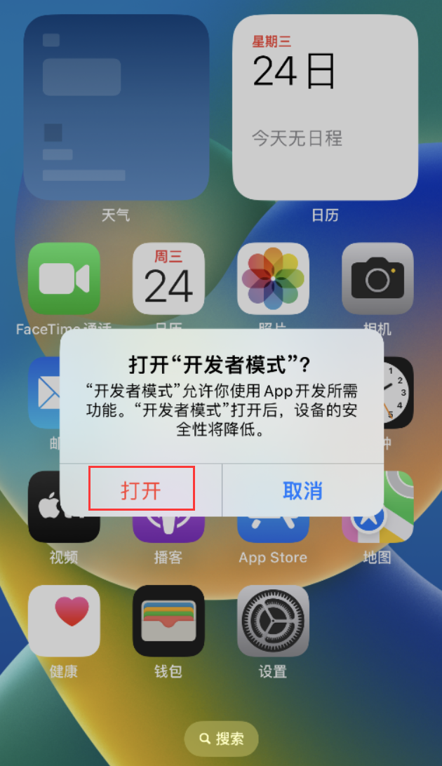 融安苹果手机维修分享如何打开开发者模式 