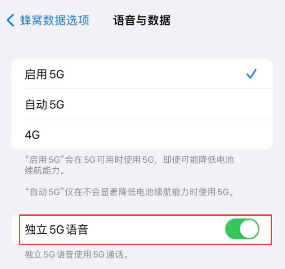 融安苹果14维修分享iPhone 14 Pro如何开启VoNR 