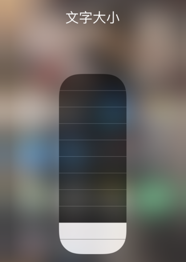 融安苹果手机维修分享小技巧：在 iPhone 控制中心快速调节字体大小 